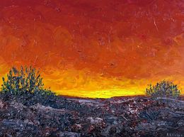Pintura, Landscape of contrasting dawn, Andriy Klishyn