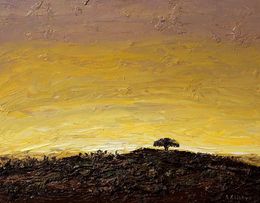 Gemälde, Morning savannah, Andriy Klishyn