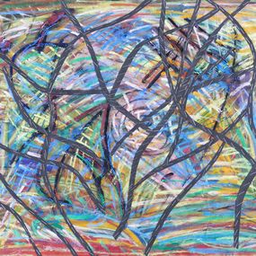 Gemälde, Spring landscape no.3 - Garden, Karl-Karol Chrobok