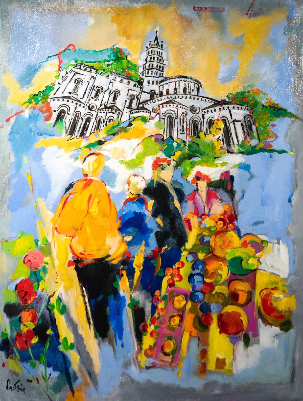 Bernard Cadène, Le marche de St Sernin Bernard Cadène, Le marche de St Sernin