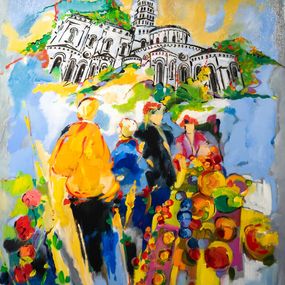 Gemälde, Le marche de St Sernin, Bernard Cadène