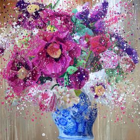Gemälde, Storm of Flowers, Yannick Aaron