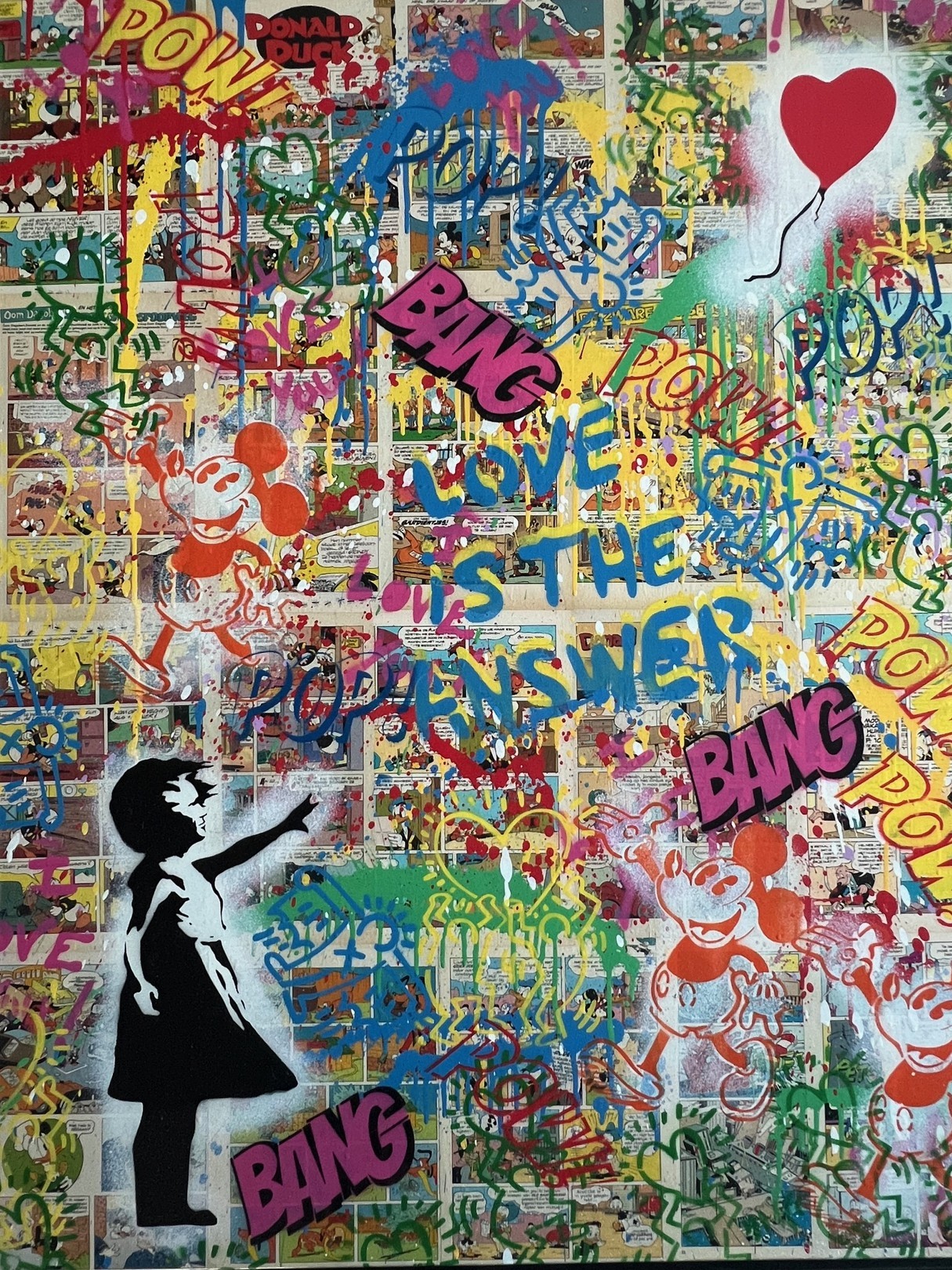 Koen Betjes, Girl with Balloon x POP x Love is the Answer XXL Koen Betjes, Girl with Balloon x POP x Love is the Answer XXL