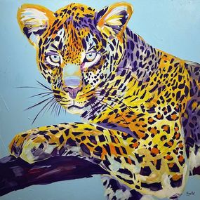 Gemälde, Perché dans l'arbre, Lise Vurpillot