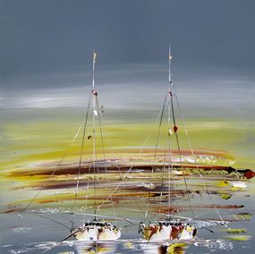 Gemälde, Marine abstraite 51, Fred Boutet