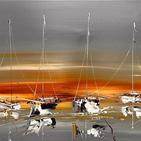 Painting, Marine abstraite 2023-20, Fred Boutet