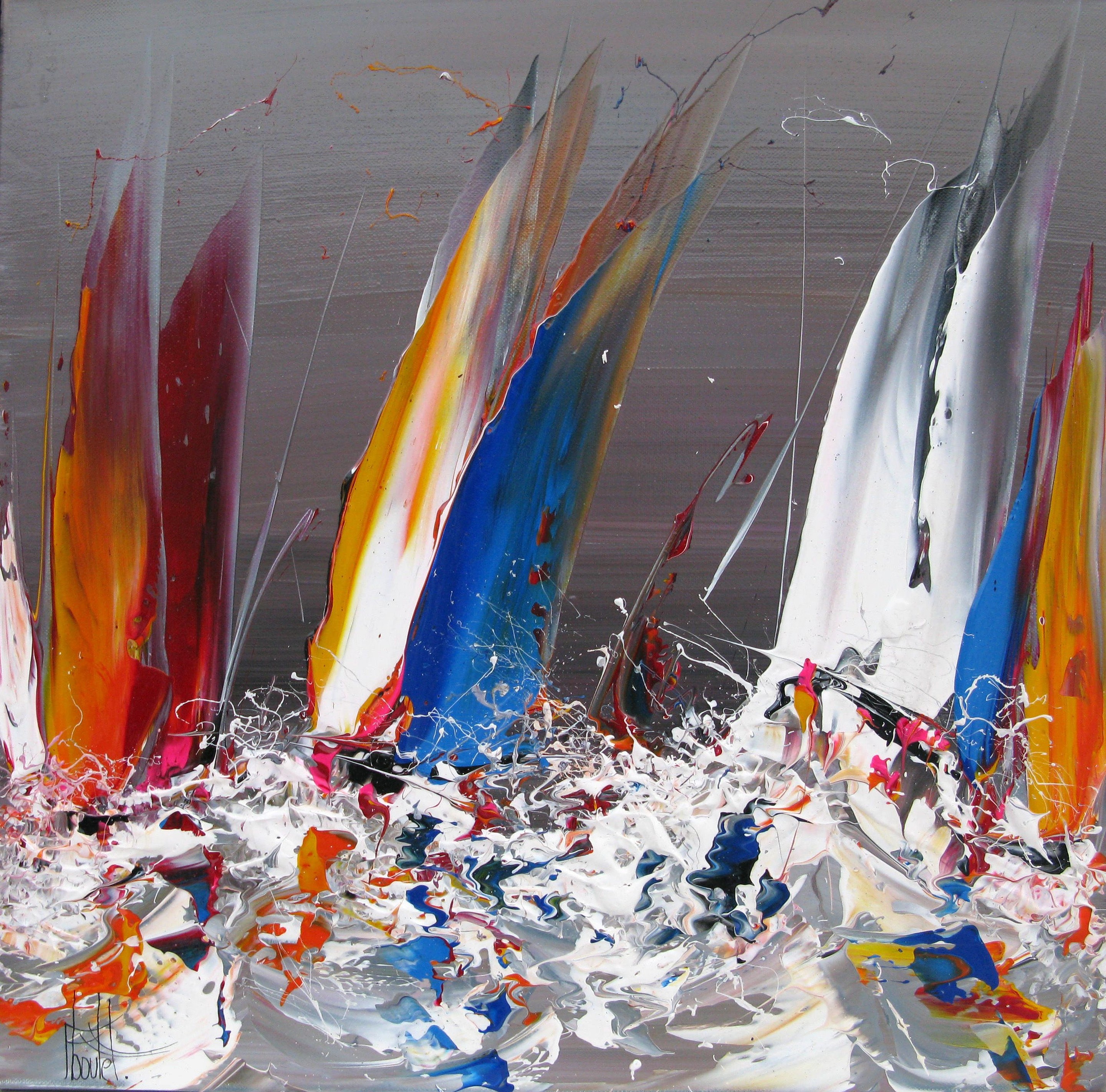 Fred Boutet, Marine abstraite 2023-25 Fred Boutet, Marine abstraite 2023-25