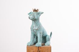 Sculpture, King of the sofa serie II, Babette Degraeve
