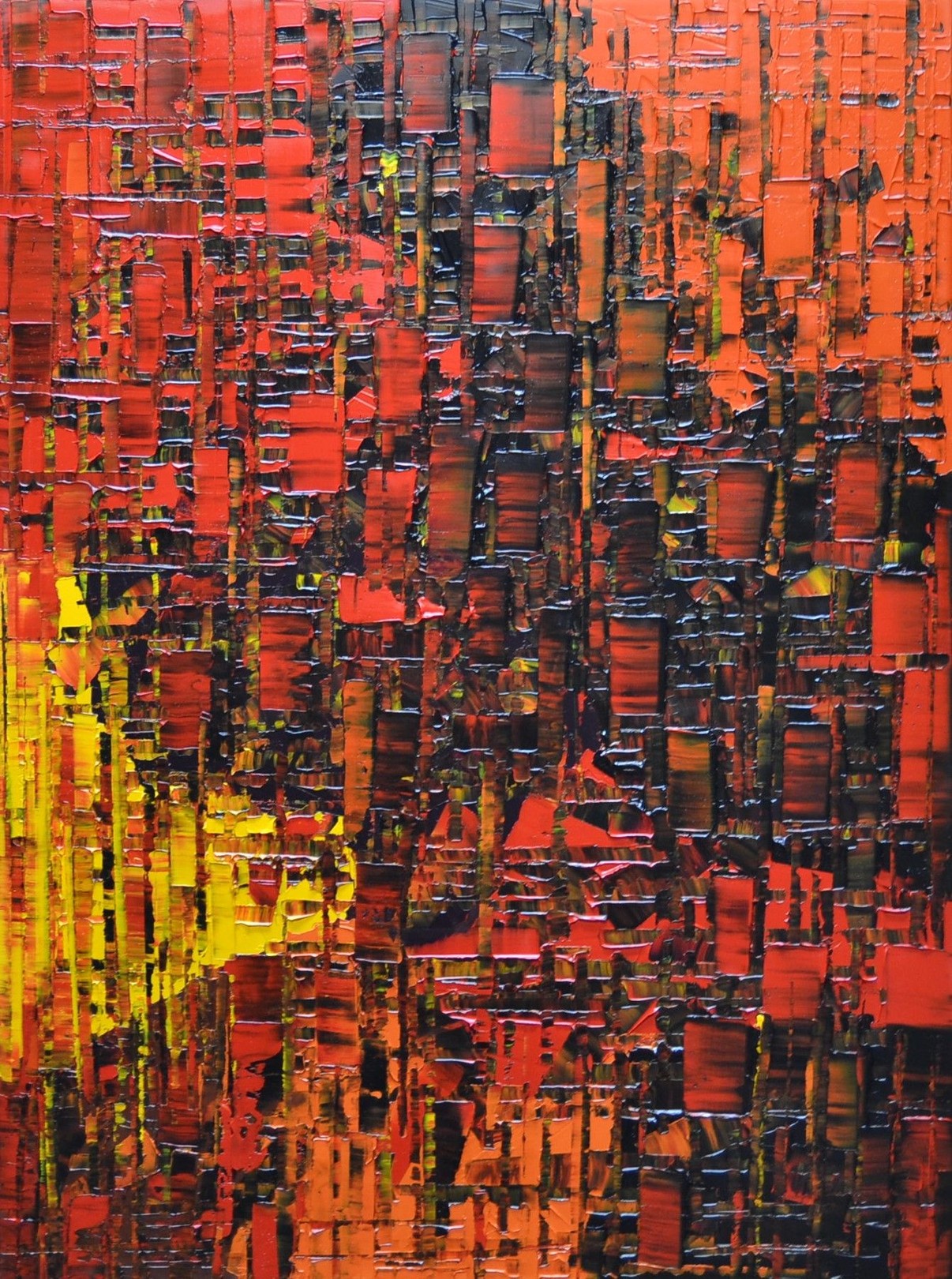 Alain Bécanne, Peinture abstraite 01-2024-01 Alain Bécanne, Peinture abstraite 01-2024-01