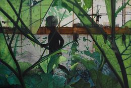 Painting, Child in time, DB Waterman