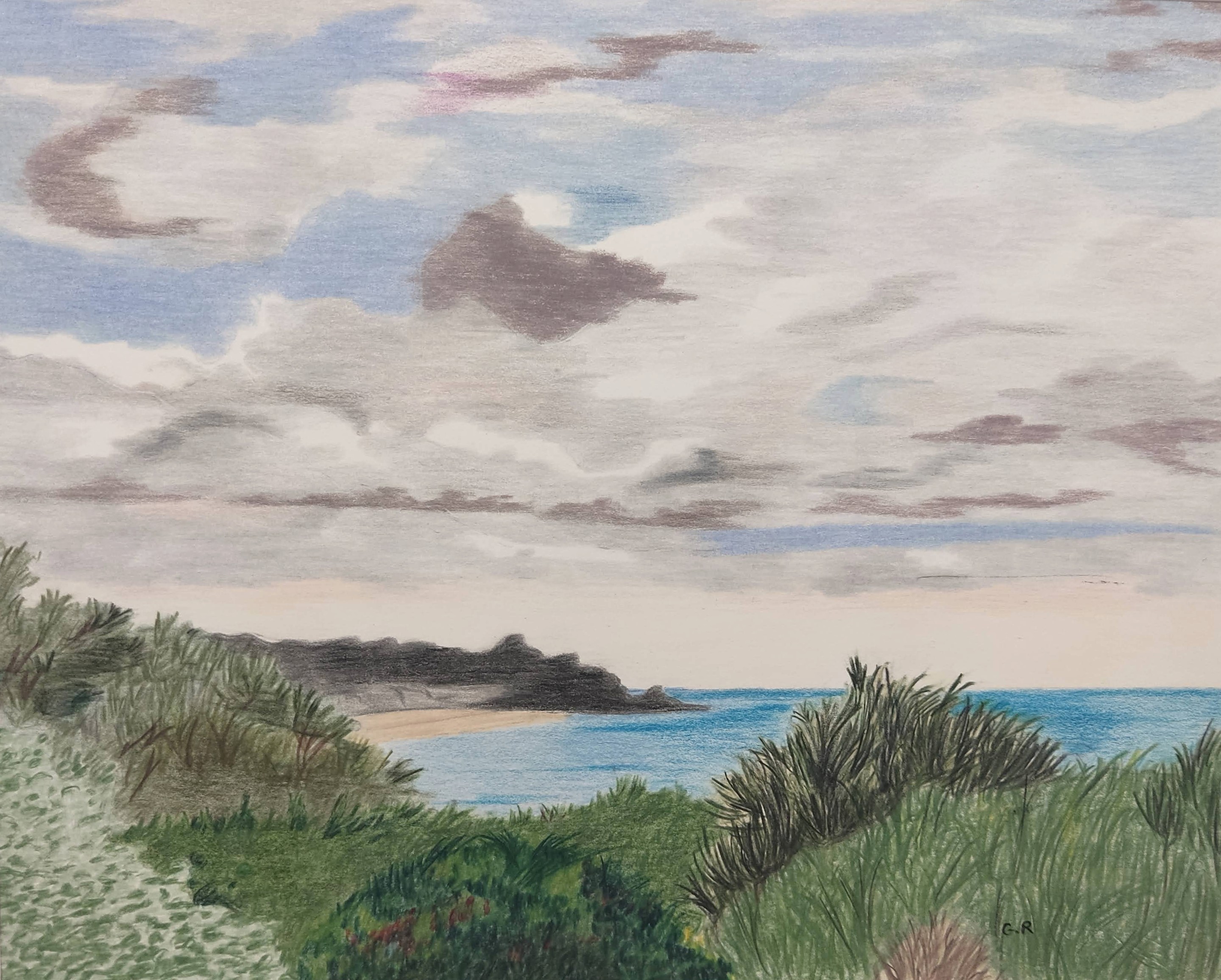 Gabriel Riesnert, Plage des Jaunais Gabriel Riesnert, Plage des Jaunais