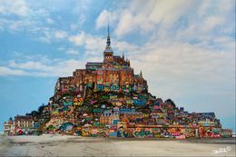 Print, Les pêcheurs du Mont Saint Michel, Maxime Blachère