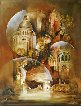 Gemälde, Composition masquée, Roger Suraud