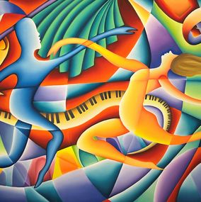 Gemälde, Dancing with the wind, Hani Badawi Leo