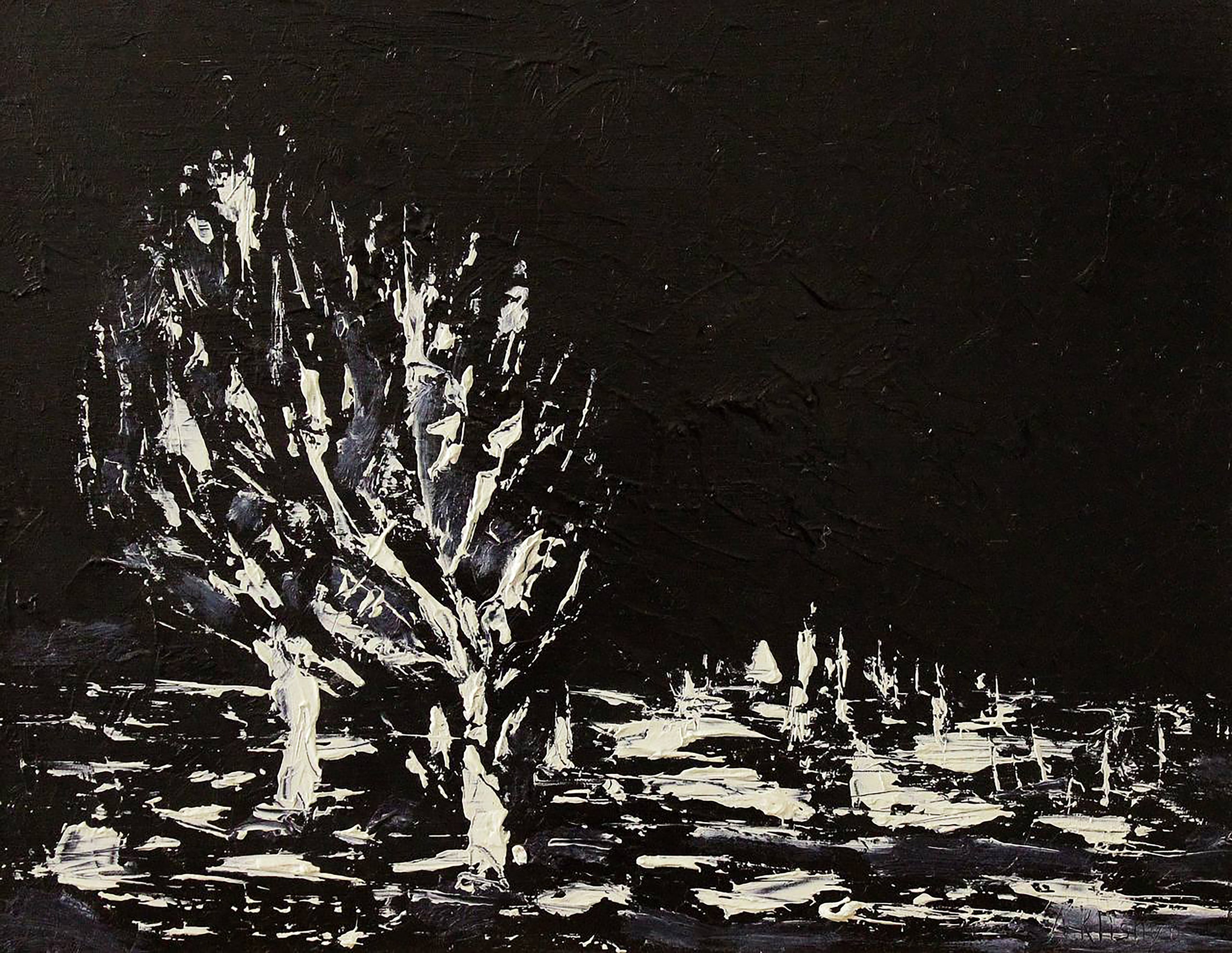 Andriy Klishyn, Two trees at night Andriy Klishyn, Two trees at night