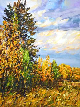 Painting, Autumn landscape 3, Iryna Kastsova