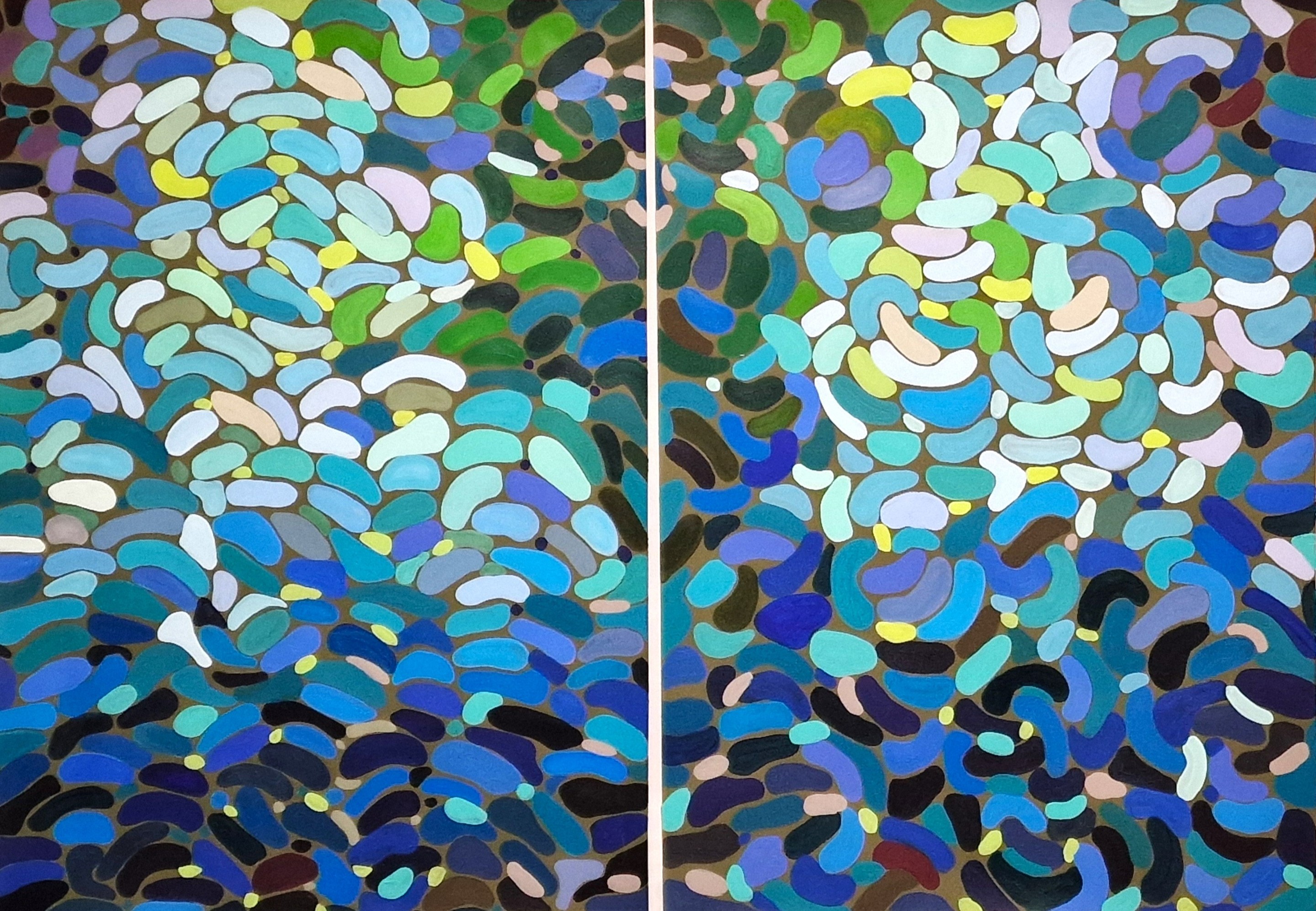 Alexandra Djokic, La mer. diptych Alexandra Djokic, La mer. diptych