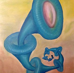 Gemälde, Flower of 9 reincarnations, Andriy Klishyn
