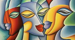 Gemälde, Nobody can change our love, Hani Badawi Leo