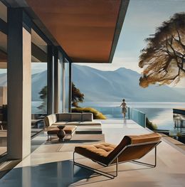 Painting, La douceur du Lac, Yi-GE