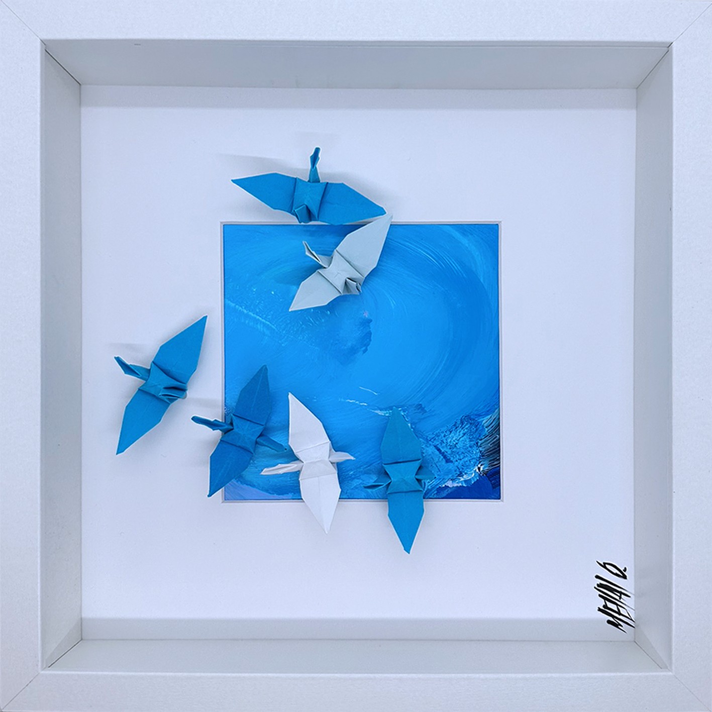 Olivier Messas, Les reflets bleus... (Origami 2025) Olivier Messas, Les reflets bleus... (Origami 2025)