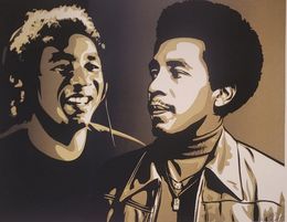 Print, Smokey robinson gold, Shepard Fairey (Obey)
