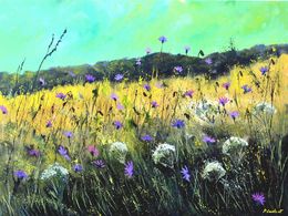 Painting, Wild summer flowers 912, Pol Ledent