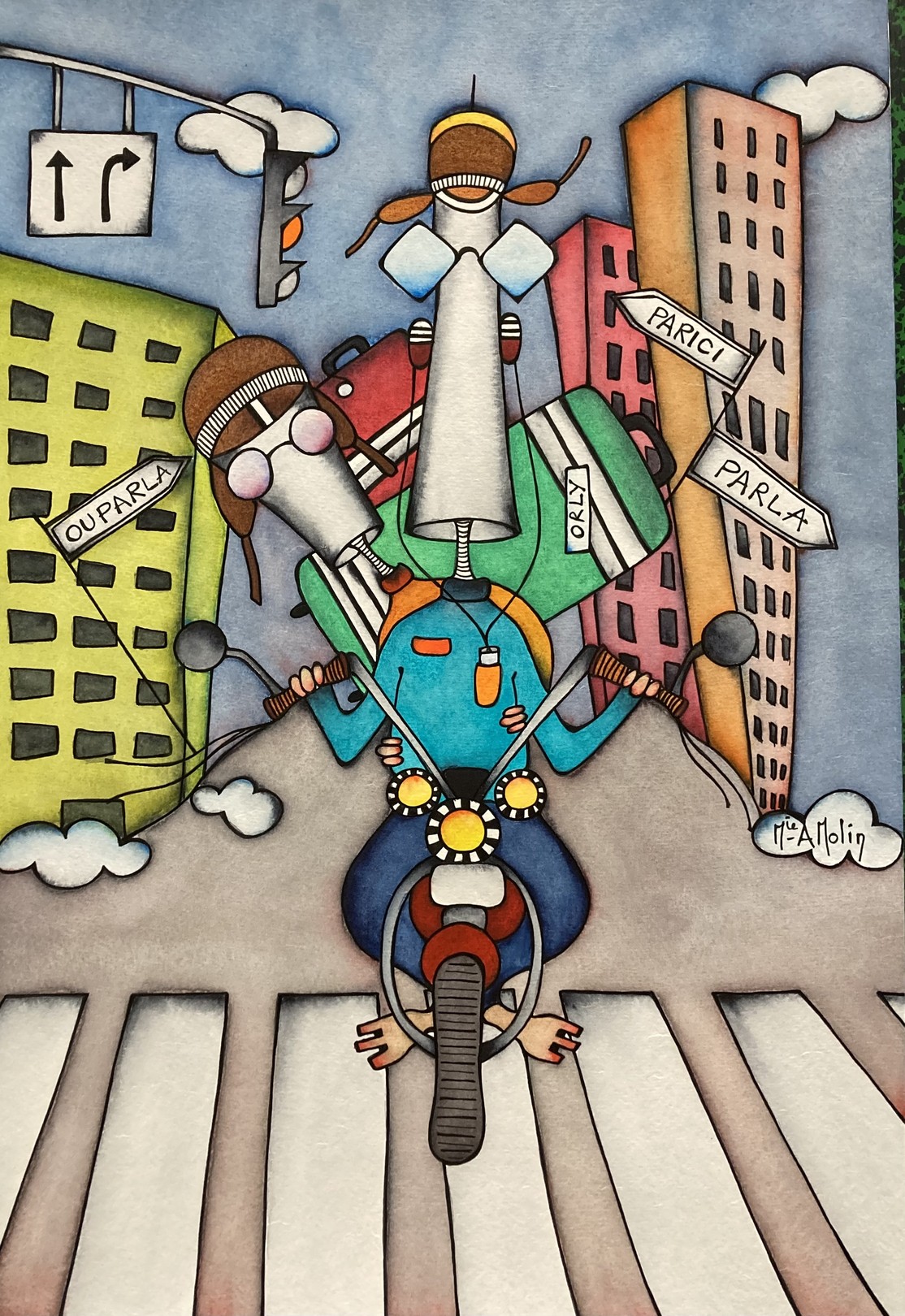 Marie-Aude Molin, On the road again Marie-Aude Molin, On the road again