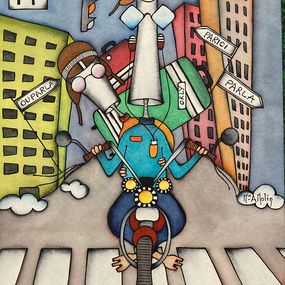 Peinture, On the road again, Marie-Aude Molin