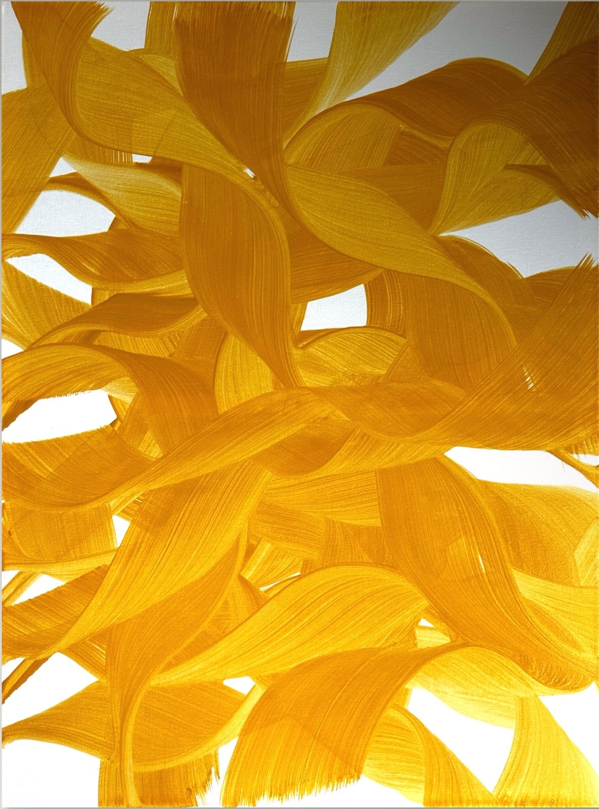 Anaïs LF, No Name - Ocre jaune N°2 - Abstract art - Vagues de couleur Anaïs LF, No Name - Ocre jaune N°2 - Abstract art - Vagues de couleur