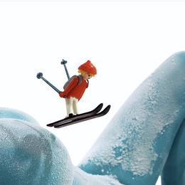 Fotografien, Ski - Le saut de L'Hans - Série Enjoy Skiing, Moz - David Vuillermoz