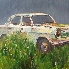 Peinture, In the backyard, Vladyslav Kazachenko