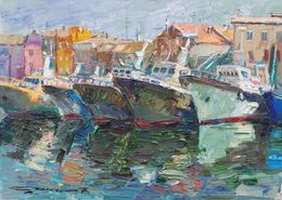 Peinture, Port in Fano, Vladyslav Kazachenko