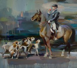 Gemälde, Stop a moment. Coffee ..., Vasyl Khodakivskyi