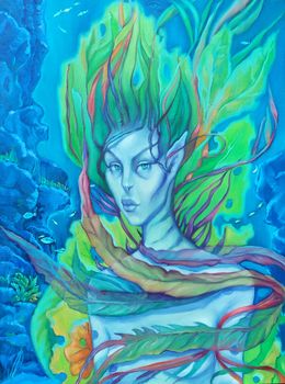 Painting, From the sea, Madalena Zampassi