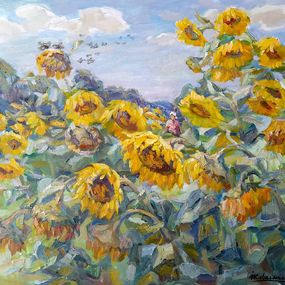 Pittura, Among the sunflowers, Kovalenko Ivan