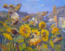 Painting, Village life, Kovalenko Ivan