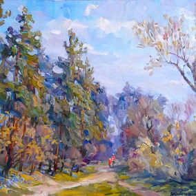 Gemälde, Walk in the woods, Kovalenko Ivan