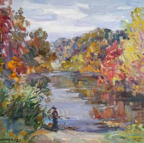 Gemälde, Fishing, Kovalenko Ivan