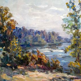 Painting, Near the river, Kovalenko Ivan