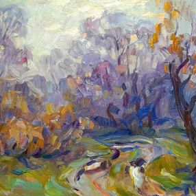 Painting, Autumn forest, Kovalenko Ivan