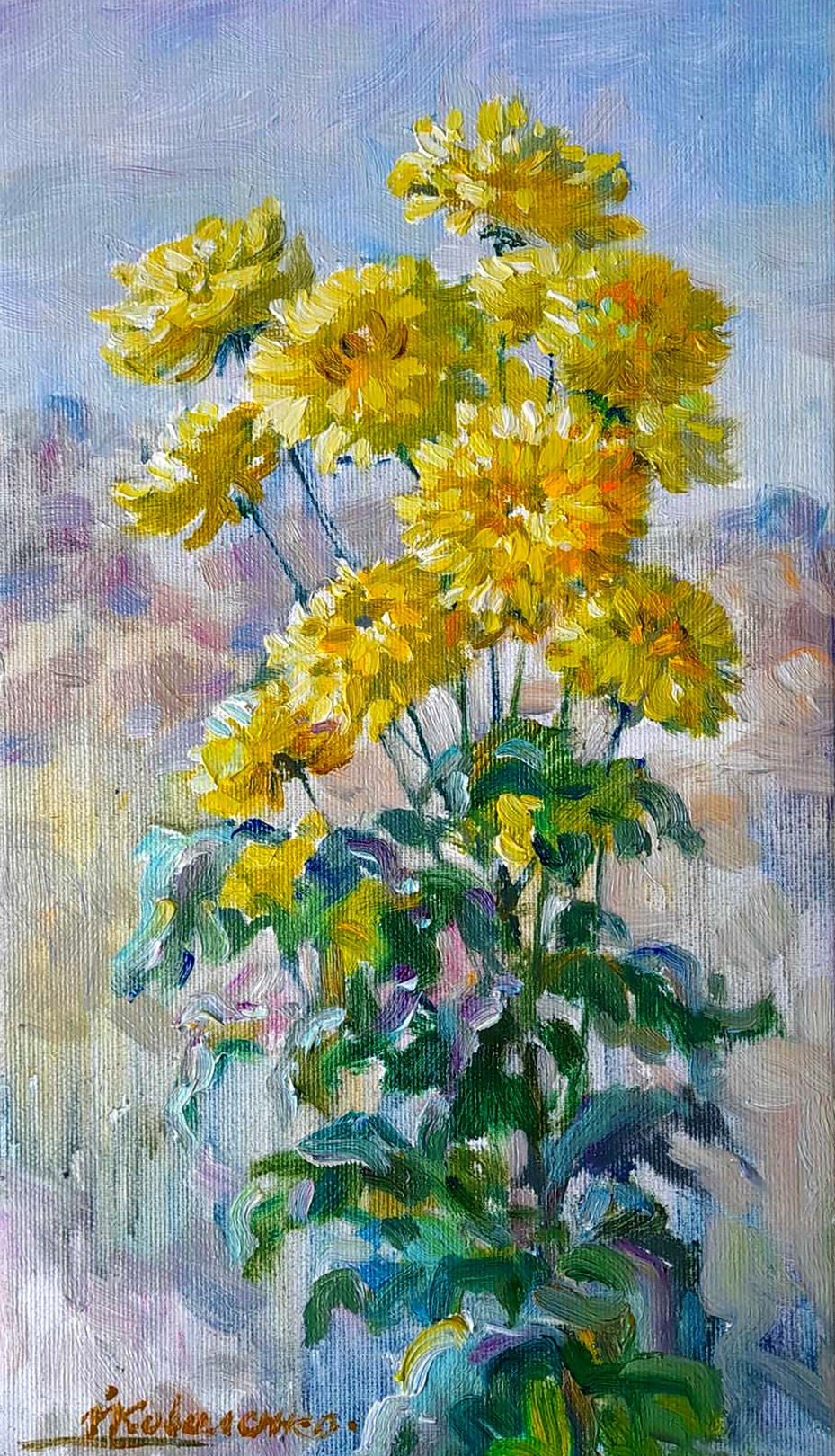 Kovalenko Ivan, Yellow flowers Kovalenko Ivan, Yellow flowers