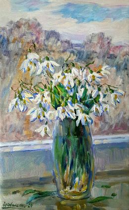 Painting, Fresh flowers in the morning, Kovalenko Ivan
