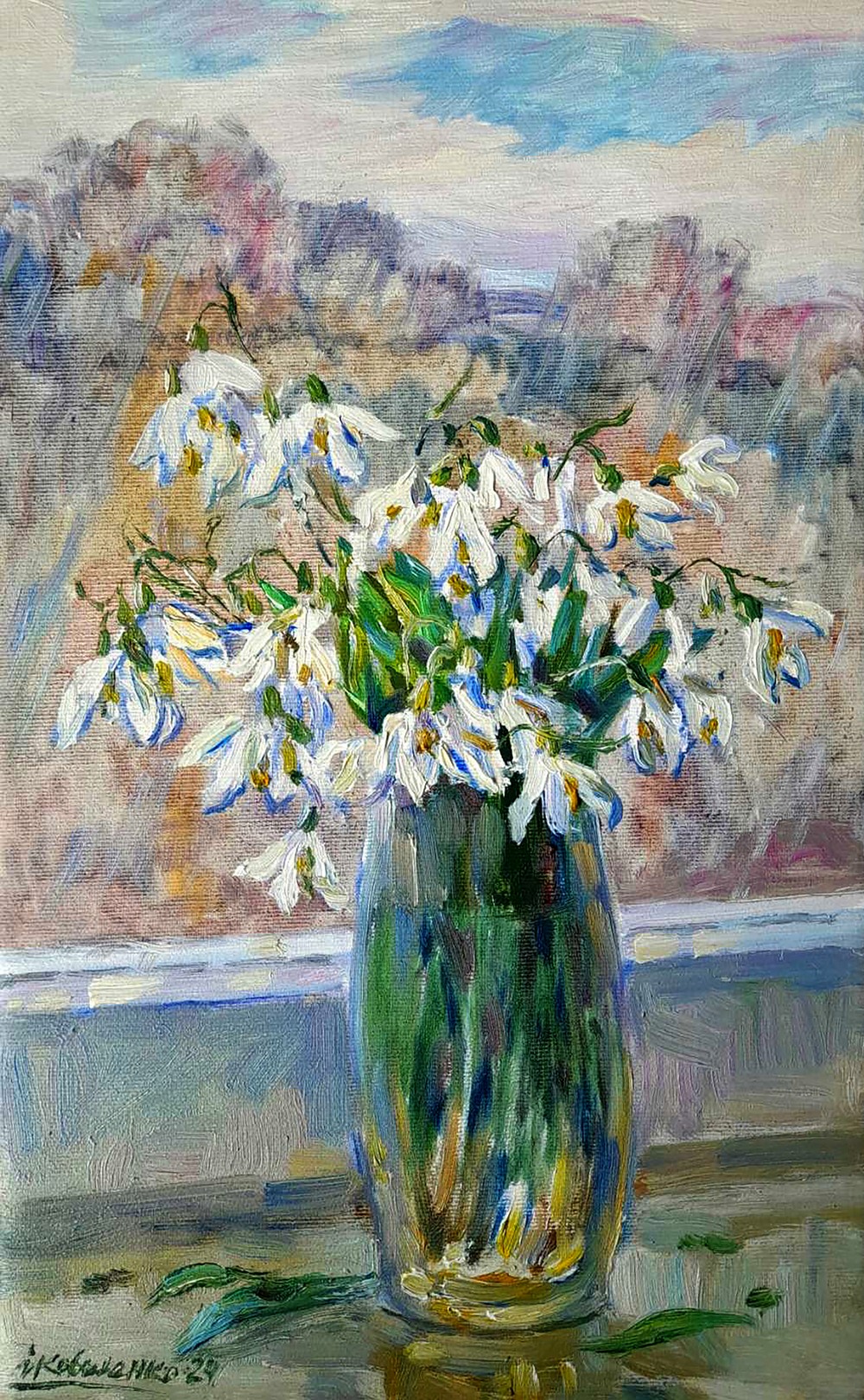 Kovalenko Ivan, Fresh flowers in the morning Kovalenko Ivan, Fresh flowers in the morning