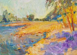 Peinture, Tissa. A sunny day, Oleksandr Khrapachov