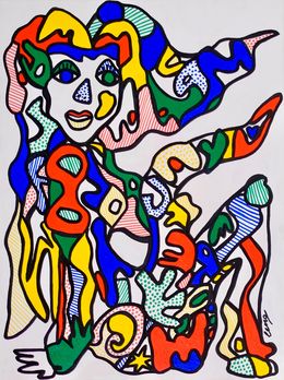 Painting, Endorphins look good on you, Lena Bera-Pancini