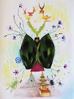 Painting, Queen of Silla 3, Kim Soo Young