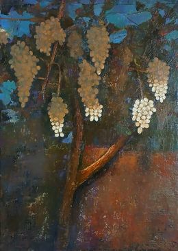 Peinture, Vineyard at Dusk, Kamo Ohanyan