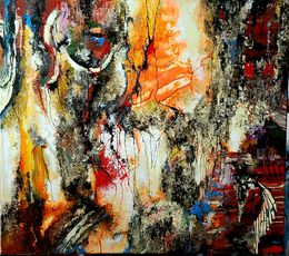 Painting, Back to the City, Bozena Jastrzebska