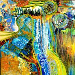 Peinture, Silent Observer, Bozena Jastrzebska
